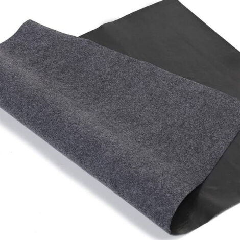 (127x91 cm, antracite) Tappetino protettivo per barbecue, patio, balcone e giardino - Tappetino di protezione per pavimenti - Tappetino per barbecue - Tappetino ignifugo per barbecue