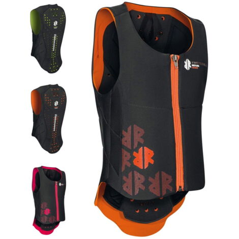 128 cm, rosa: Gilet salvaschiena da bambino per equitazione Ballistic multistrato Cross 6.0 in schiuma