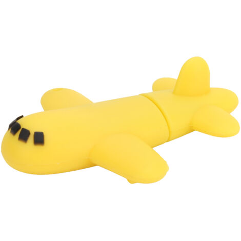 128 GB USB-2.0-Stick mit Cartoon-Flugzeugmotiv – Mobiler Speicher, Datentransfer, Wechseldatenträger