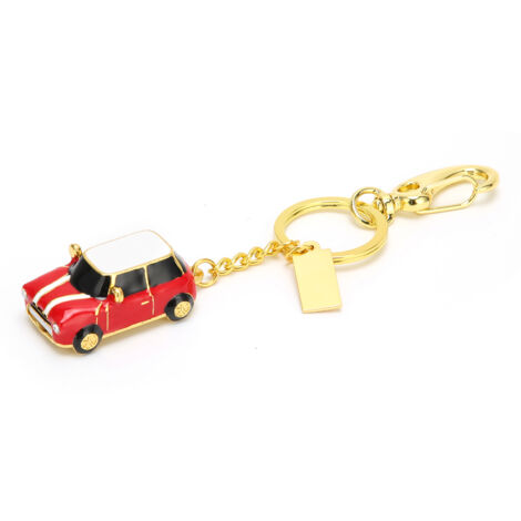 128 GB USB-Stick fürs Auto, Cartoon-Design in rotem Metall, Technik-Geschenk, USB 2.0-Datenspeicher