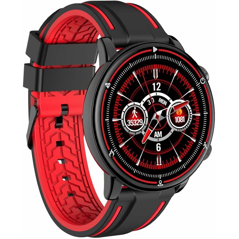 

1.28 '' Reloj inteligente tactil Monitoreo de frecuencia cardiaca Relojes deportivos Deteccion de presion arterial Modo multideportivo Recordatorio