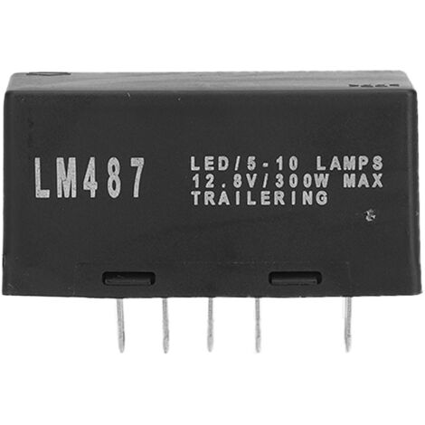 12,8-V-LED-Blinkerrelais mit 10 Pins für Kfz-Blinker und Warnblinker, 300 W