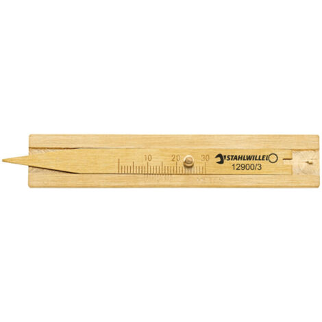 12900/3 Jauge de profondeur pour profil de pneu Messbereich 30 mm/"