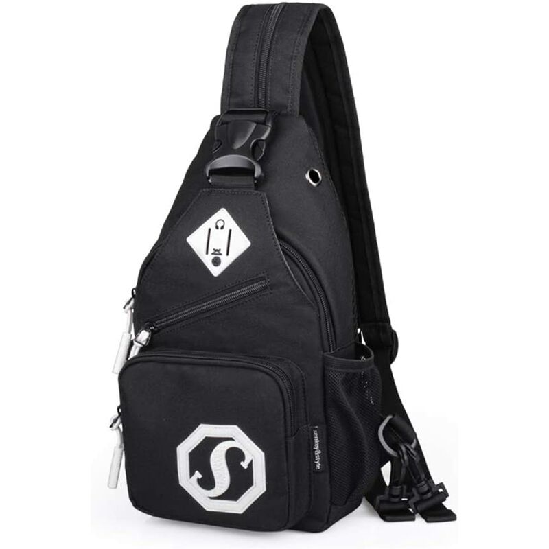Bearsu - Mini Crossbody Backpack, Multipurpose Crossbody Bag Travel Hiking Backpack