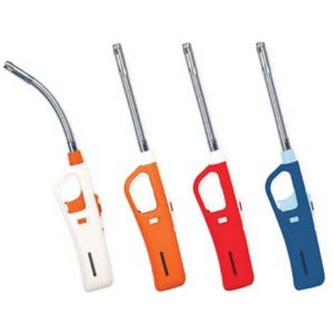 12BL ACCENDIGAS A FIAMMA FLEX CON TUBO FLESSIBILE - colori assortiti