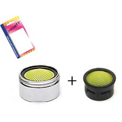 12BL AERATORE MASCHIO + FILTRO DI RICAMBIO PER RUBINETTI IN BLISTER - in bl. pz.1+1