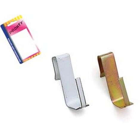 12BL GANCI PER BRIS BRIS PER INFISSI IN ALLUMINIO IN BLISTER - acciaio verniciato bianco, in bl.4 pz.