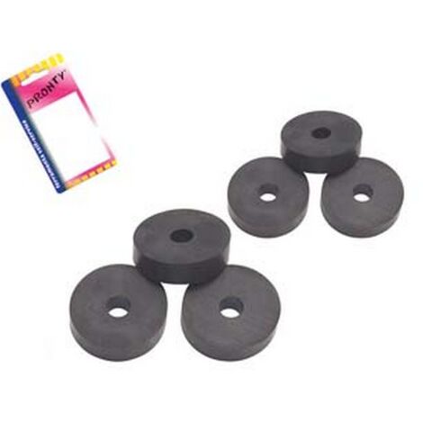 12BL GUARNIZIONI IN GOMMA PER RUBINETTO IN BLISTER  - in bl. pz.5 da 3/8" + pz. 5 da 1/2"