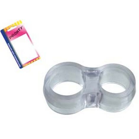 12BL PARACOLPI ANTIURTO DOPPIO PER MANIGLIA IN BLISTER - mm.47x25, in bl.4 pz.