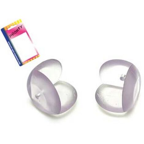 12BL PARASPIGOLO ANGOLARE ADESIVO TRASPARENTE - mm.33x33 - in bl.2 pz.