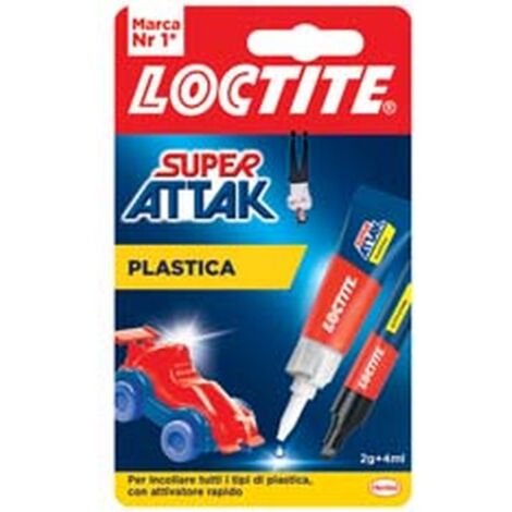 12BLISTER SUPER ATTAK PLASTICA GR.2+ML.4