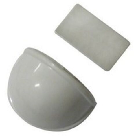 12CF FERMAPORTE MAGNETICO ADESIVO BLISTER 1 PZ Bianco