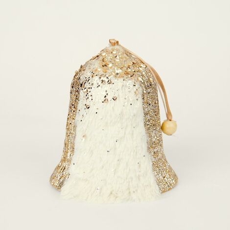 12cm Gold Bell - Christmas Hanging Decoration