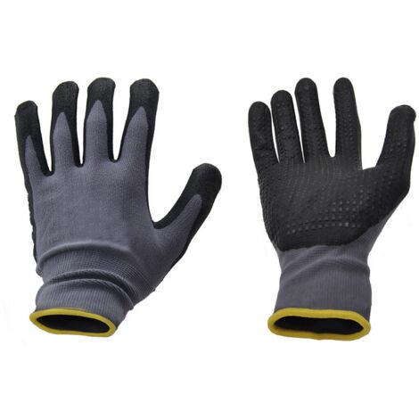 12COPPIE GUANTI NITRILE / NYLON Tg. 7