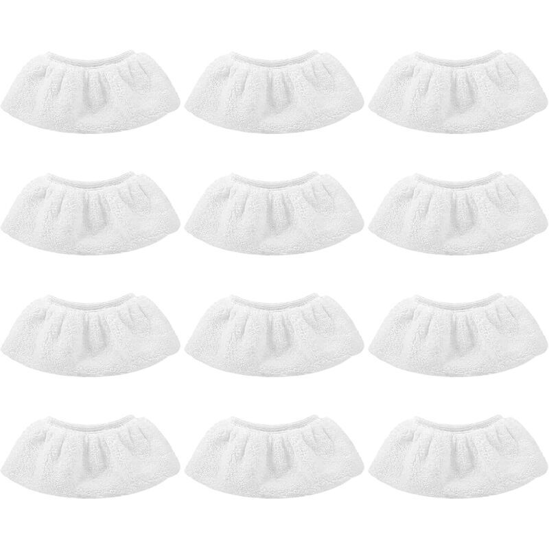 Image of 12er-Pack Mikrofaser-Unterwäsche, weiße Unterwäsche-Accessoires, kompatibel mit Dampfreiniger