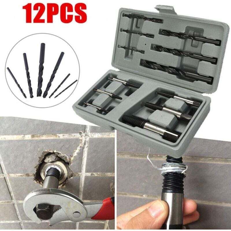 Image of 12er-Set Ausdreher für abgebrochene Schrauben – zum Entfernen beschädigter Bolzen
