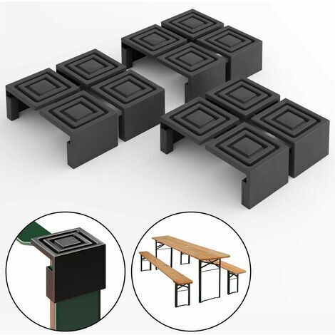 12er Set Bodenschoner für Bierzeltgarnitur Festzeltgarnitur aus