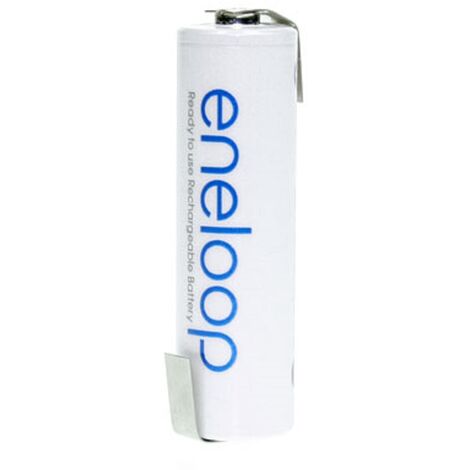 12er Set Panasonic Eneloop AA Mignon Akku 1.2V 2000mAh mit Lötfahne Z-Form