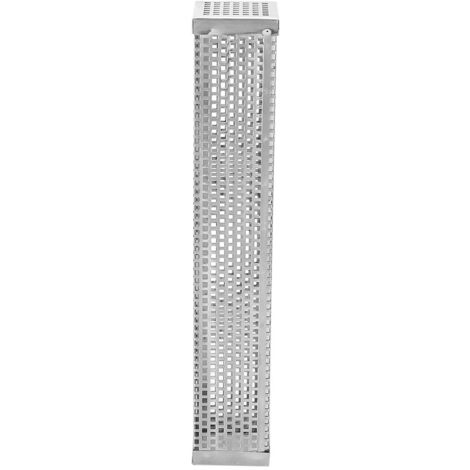 12in 304 Stainless Steel BBQ Smoker Tube Barbecue Accessory for Electric Charcoal Grill(SquareShaped 12in)