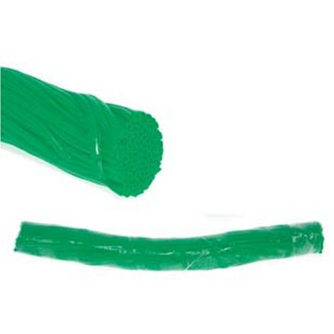 12K. LEGACCI IN SPEZZONI COLORE VERDE -  mm.6 lunghezza cm.60