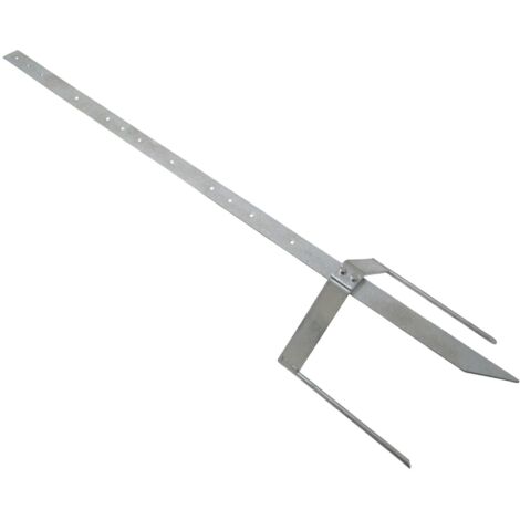 1.2M Galvanised Corner Mounting Post & Brackets (Galvanised Reels Insulators)