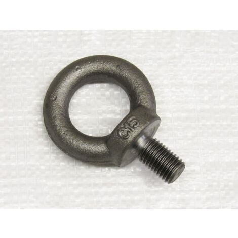 12MM 0.34 Ton Self Colour DIN580 Eyebolt - M12 Drop Forged Lifting Eye Bolt 340KG Metric