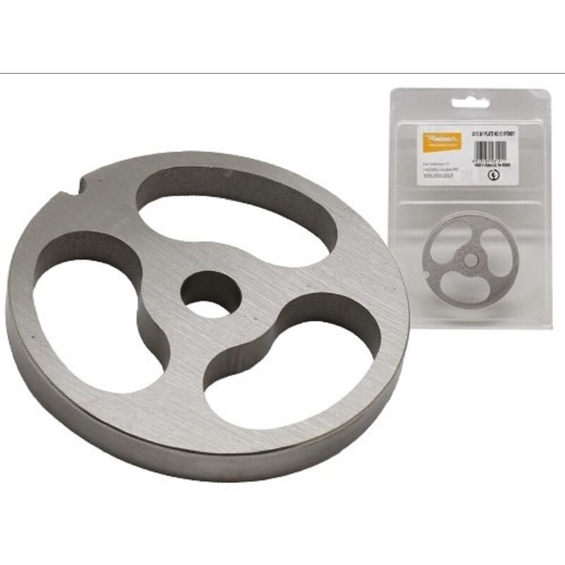 Stahlnetzplatte für fleischwolf N.22 mit diamantlöchern