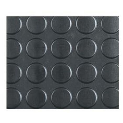 12MQ PAVIMENTO GOMMA NERO ROTOLO MT.10X1,2 SPESSORE MM.3 PESO KG.3,8 AL MQ