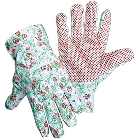 12PAIA GUANTI IN COTONE DONNA PER GIARDINAGGIO