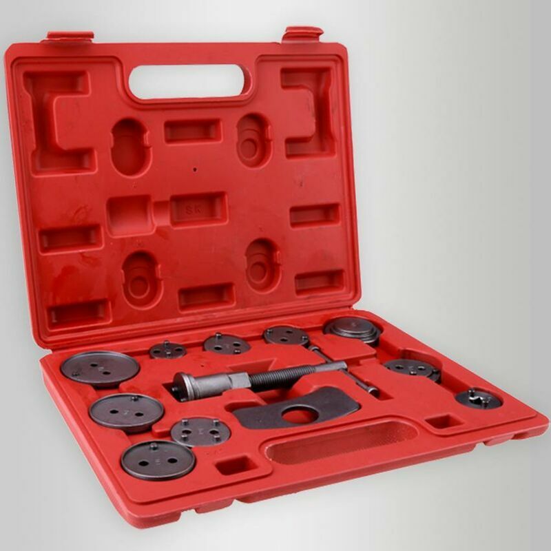 12pc Universal étrier de frein boite de outils Kit pour camions / voitures - rouge