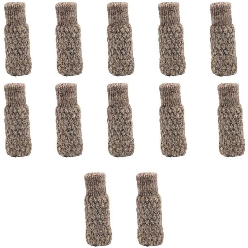12Pcs Chaussettes de Jambe de Chaise, Coussinets Élastiques pour Pieds de Meubles, Protection
