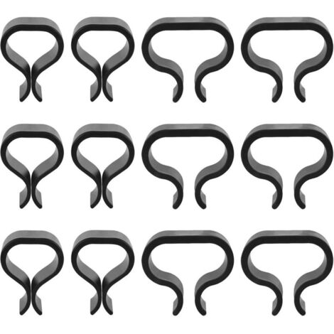 12Pcs Clips de Meubles en Rotin,  Clips Antidérapants pour Meubles, Clips de Fixation pour Meuble de Jardin, Pinces de Meubles pour Meubles de Jardin, Module Extérieur, Canapé, Patio, Meubles