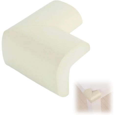 12pcs Coin de Table Protection Bebe(Blanc ),Coussin de Sécurité en Mousse Adhésive pour Angles de Table, Meubles, Bureau et Étagères – Protège-Tête pour Enfant