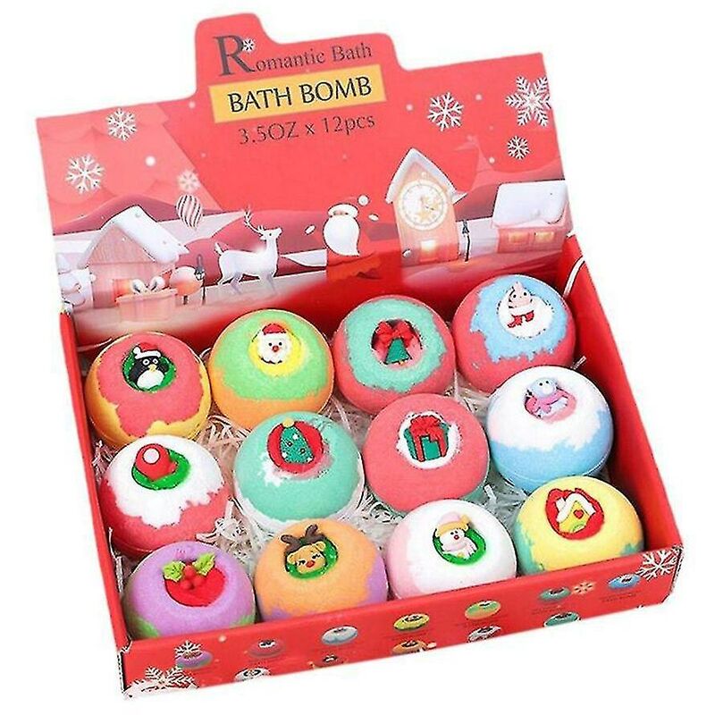 12pcs doccia palla di sale aromaterapia