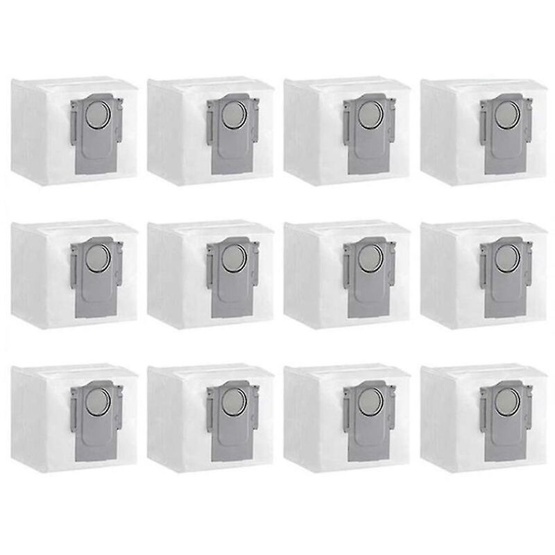 Lot de 12 sacs à poussière pour aspirateur robot S8 S8+ S8 Pro S7 Maxv Ultra Max T8 G10s G20, pièces remplaçables
