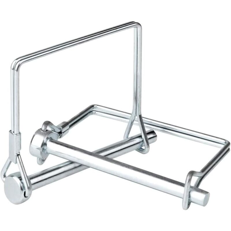 12pcs Goupille de Verrouillage Carrée 5/16 pouces (8mm) Goupille de Blocage Automatique de Sécurité en Acier au Carbone Galvanisé de Haute Qualité