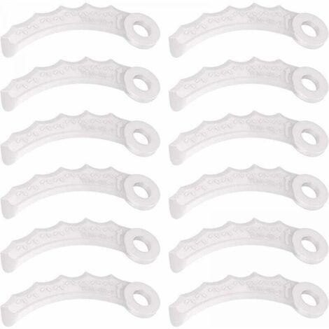 12Pcs Lame en Plastique Compatibilité pour Makita 198383-1 Und 198426-9,Makita DUR189RF Coupe Bordure,UR100DZ,DUR191LZX3,DUR181Z,DUR192LZ,DUR368AZ,DUR369AZ,DUR190UZX3