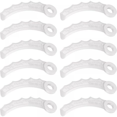 12Pcs Lame en Plastique Compatibilité pour Makita 198383-1 Und 198426-9,Makita DUR189RF Coupe Bordure,UR100DZ,DUR191LZX3,DUR181Z,DUR192LZ,DUR368AZ,DUR369AZ,DUR190UZX3,UR3000