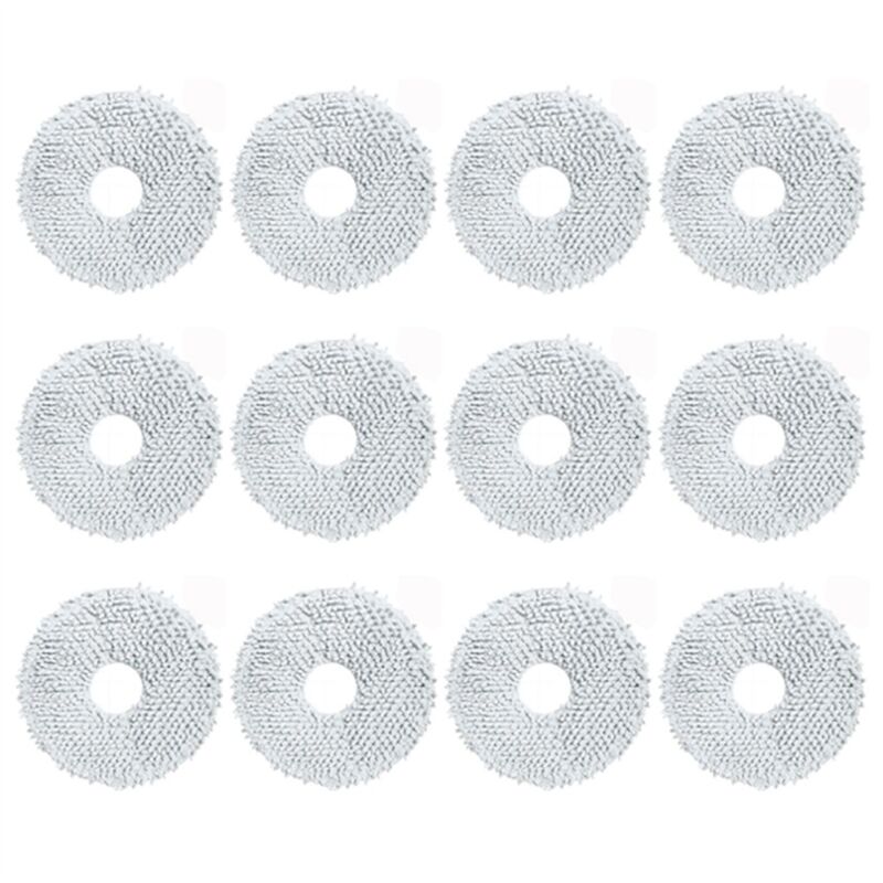 Image of Tlily - 12PCS Mopp Lappen für Dream Bot L10S Pro Ultra L20 X20 X30 L30 S10/Roboter Vakuum Teile