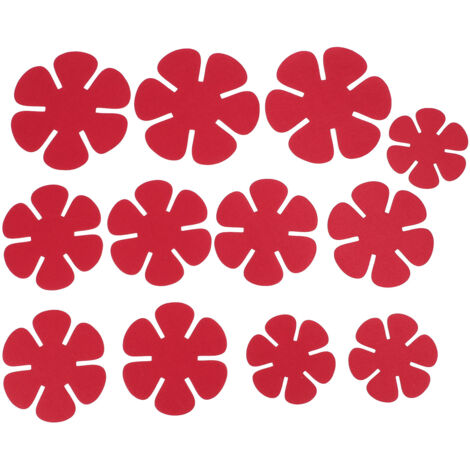 12Pcs Pot Pan Protector Felt Stacking Pads Cookware Dividers Separators Set Kitchen Supplies Red