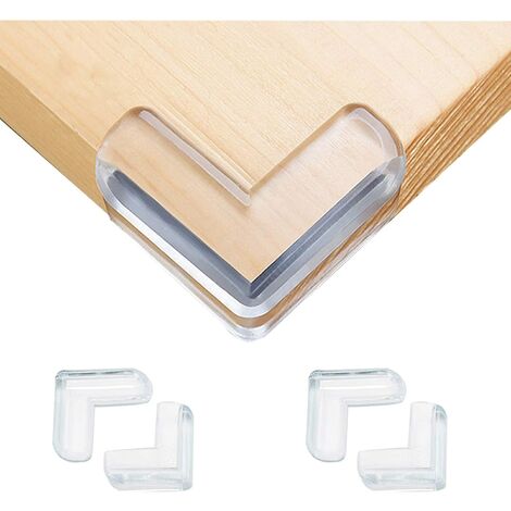 12PCS Protege Coin de Table,Coin Protection Bord Protection B&eacute;b&eacute;s, Pour Coin Table et Meuble Enfants, Protection Antichoc pour B&eacute;b&eacute; et Enfants, pour Protection B&eacute;b&eacute;, Transparent