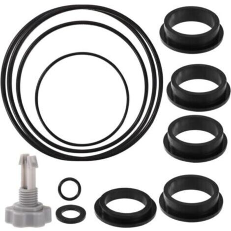 12pcs Rechange pour Filtre Sable Piscine Compatible avec Intex Pompe de Filtre à Sable Krystal Clear. Comprenant 1pcs Soupape de Décharge d'air 11pcs Joints Toriques pour Différentes Pièces