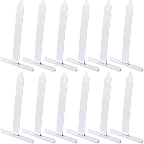 12pcs Ressort de Suspension de Volet,Attache Tablier Volet Roulant, Attache Volet Roulant Electrique,Ressort de Sécurité, Agrafe Volet Roulant de Volet Roulant Springs pour Stores Fixes