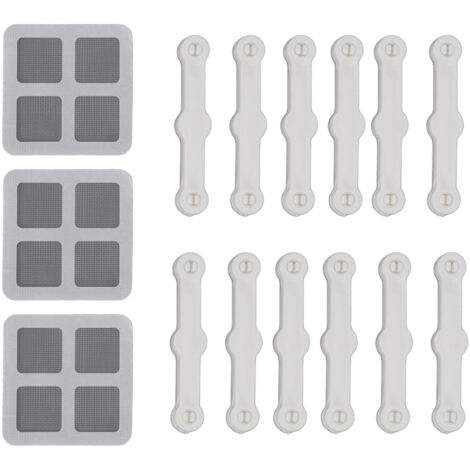 12Pcs Screen Window Clips Home Windows Mounting Buckle for Fly Screen Insect Protection