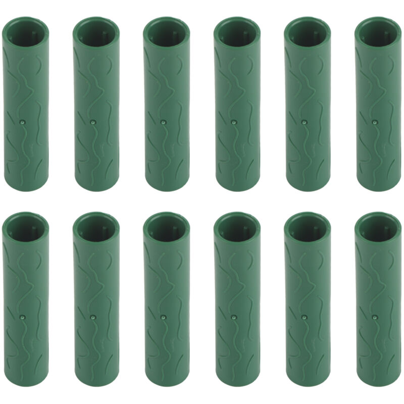 Ineasicer - 12PCS Tuyau de connexion pour tuteur de jardin Vignes, plantes grimpantes, tuteurs de soutien Connecteurs 11mm de diamètre intérieur