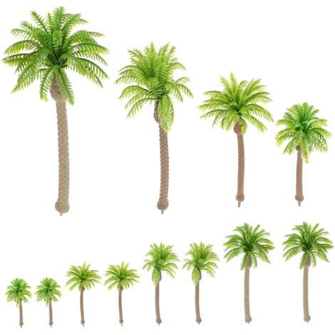 12pièces Arbre Miniature pour Décor Modèle Arbre pour Paysage Miniature