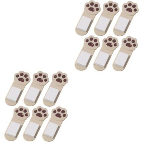 12pièces Couvercle De Toilette Avec Poignée Autocollante Lot De Accessoires Pour Salle De Bain Lifter Pratique Pour Abattant Wc Et Hygiène Optimales
