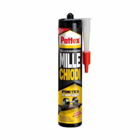 12PZ ADESIVO MILLECHIODI 'FORTE&RAPIDO' gr. 400 bianco