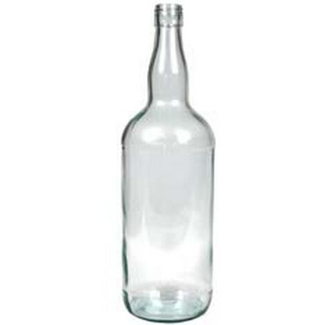12PZ BOTTIGLIA PER WHISKY TRASPARENTE - capacit lt.1,5