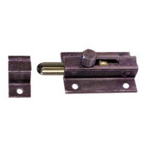 12PZ CATENACCIO PORTALUCCHETTO TRASVERSALE MIGNON ASTA TONDA BRONZATO - mm.110